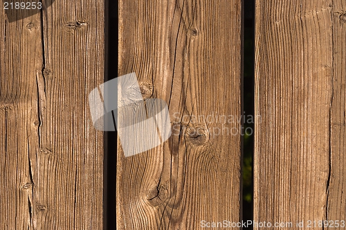 Image of Closeup photo of wooden floor panels