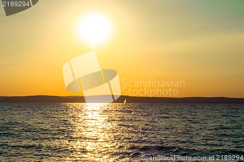 Image of Sunset at the sea