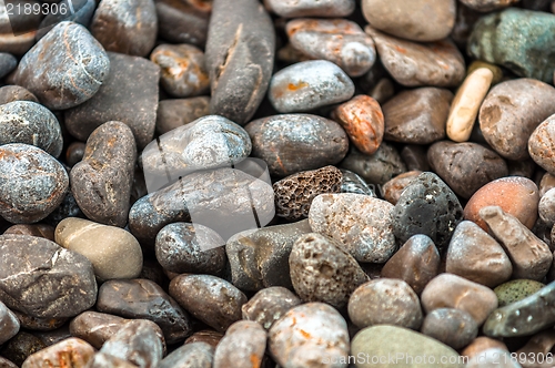 Image of Pebble stones at the sea