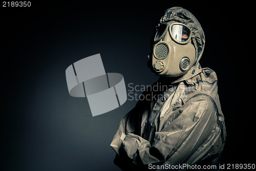 Image of Man in protective suit