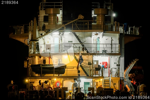 Image of Big cargo ship on the water