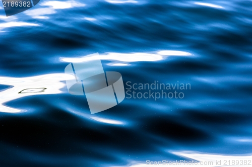 Image of Deap blue water surface