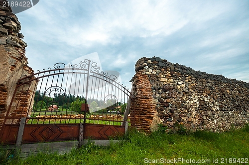 Image of Castle gates closed