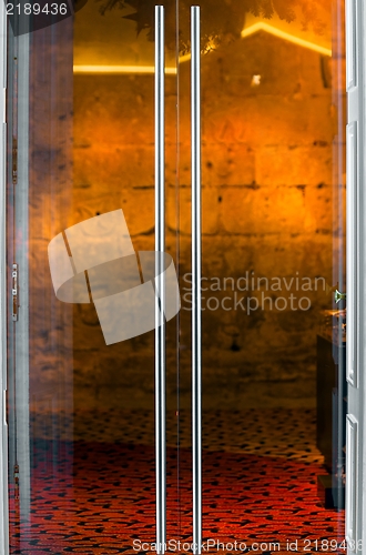 Image of Modern glass door