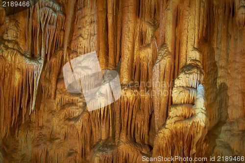 Image of Underground photo in a cave with bright lighr