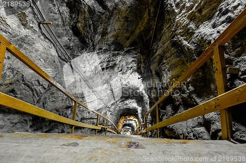 Image of Underground mine passage