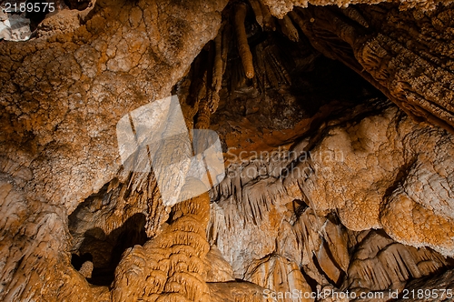 Image of Underground photo in a cave with bright lighr