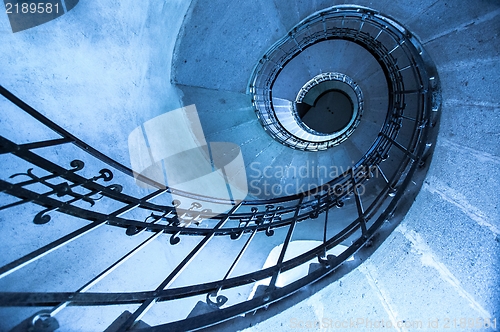 Image of Round stairs in a church