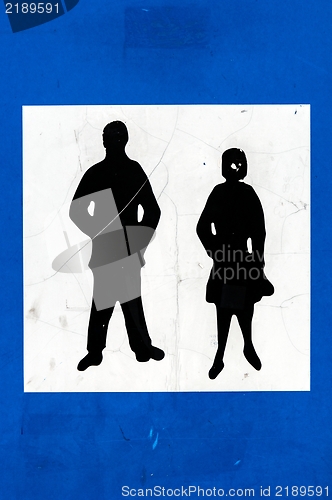 Image of Man and woman sign 