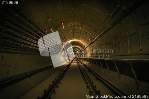 Image of Underground facility with a big tunnel