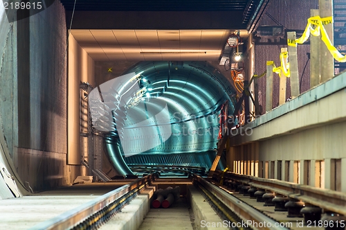 Image of Underground facility with a big tunnel