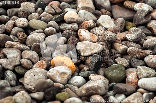Image of Pebble stones at the sea