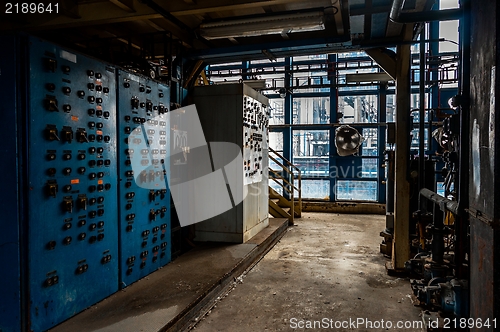 Image of Measurement laboratory interior with big machines