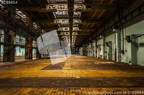 Image of Industrial interior of a factory
