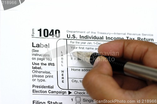 Image of Tax Return