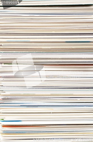 Image of background from stack of business cards