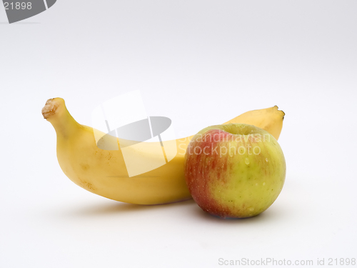 Image of Apple and Bananna