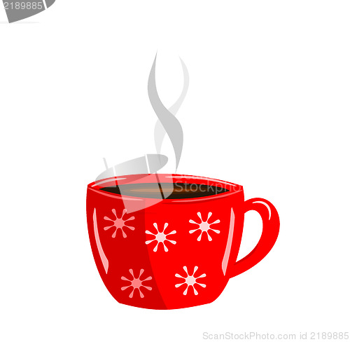 Image of red cup of coffee