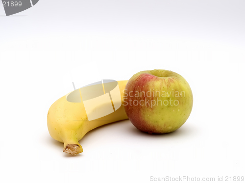 Image of Appla and Bananna