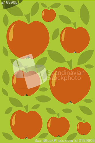 Image of Apples vintage background