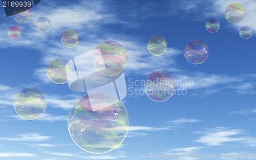 Image of Colorful Bubbles