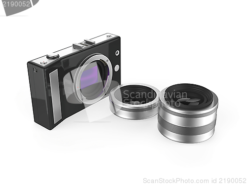 Image of Camera and lenses