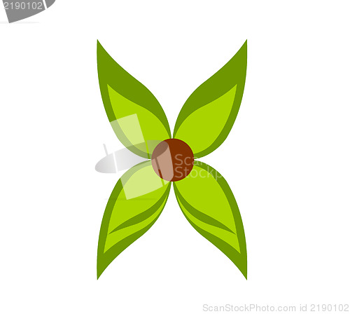 Image of Green flower logo