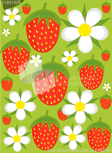 Image of Strawberry background