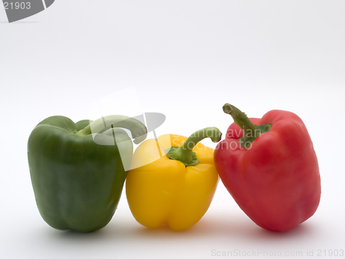 Image of Yellow green and red