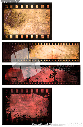 Image of Abstract film strip background