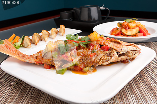Image of Red Snapper with Tamarind Sauce