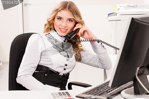 Image of Young businesswoman