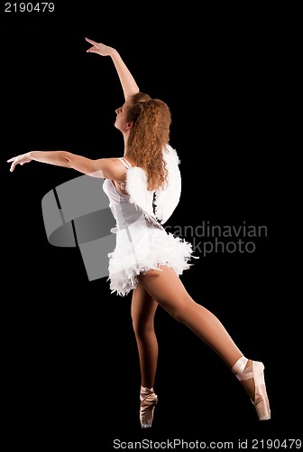 Image of young beautiful dancer