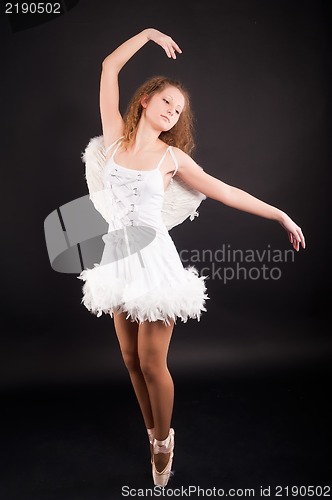 Image of young beautiful dancer