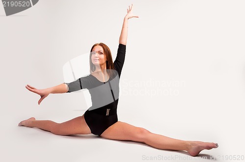 Image of flexible athletic woman