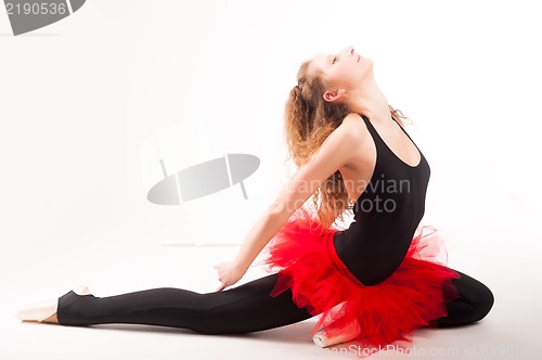 Image of young beautiful dancer