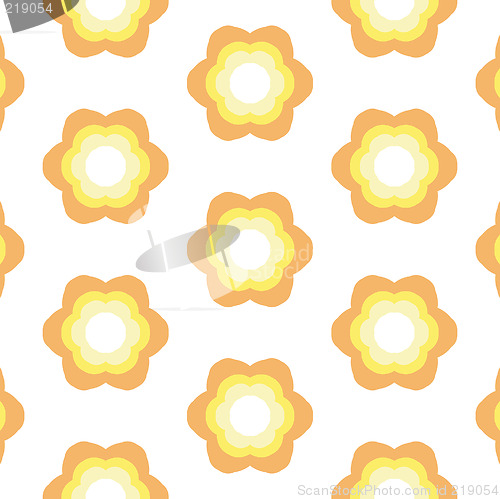 Image of Repeated Flower Background