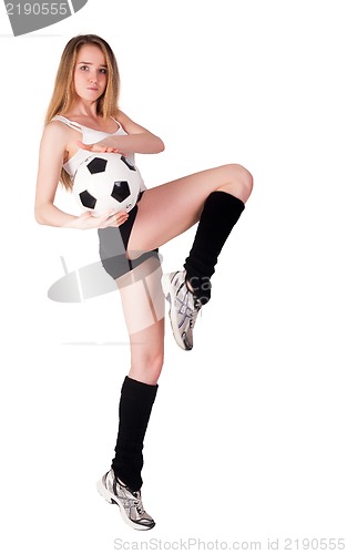 Image of shot of a sporty young woman