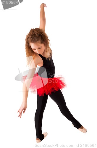 Image of young beautiful dancer