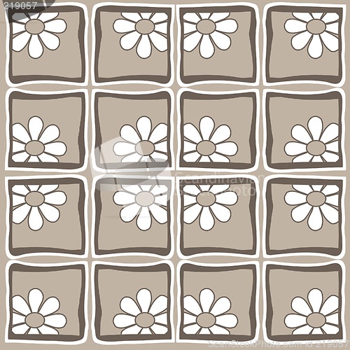 Image of Flowers - Retro style