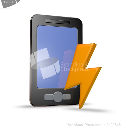 Image of smartphone energy