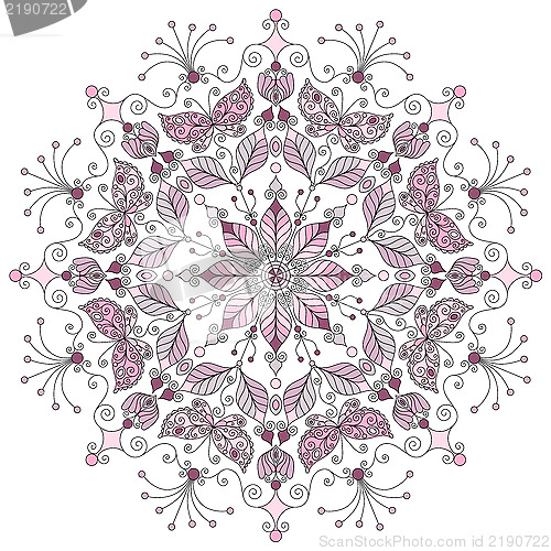 Image of Pastel round pattern