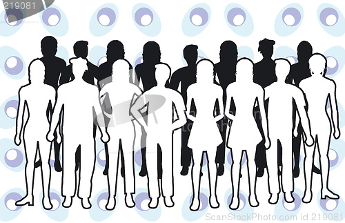 Image of people silhouette