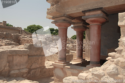 Image of Knossos palace in Crete