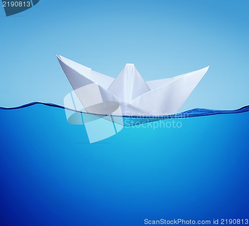 Image of paper toy-ship