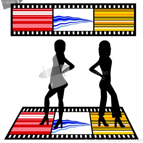Image of Silhouettes of women
