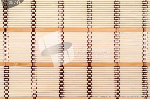 Image of Bamboo place mat for sushi