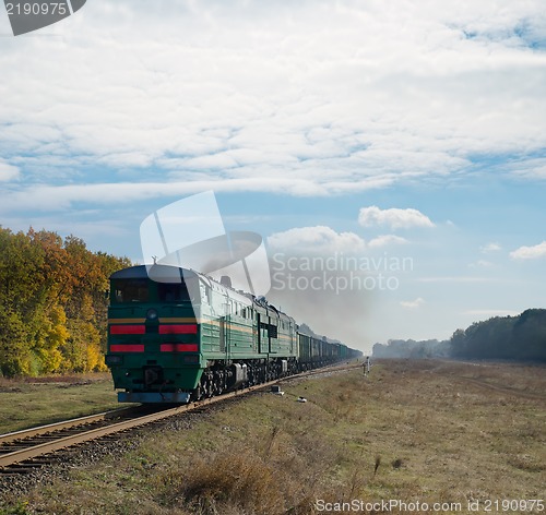 Image of old locomotive