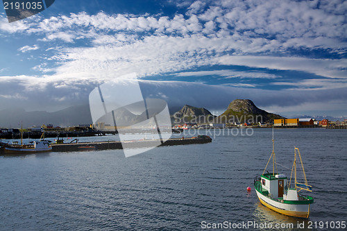 Image of Norwegian fishing port