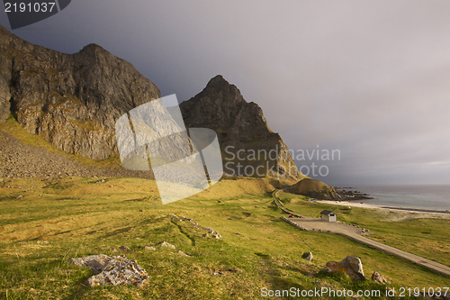 Image of Coastline cliffs